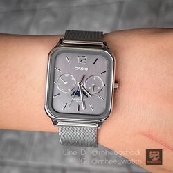 Casio ทรง Smart Watch สายถัก Magnet ของแท้ ประกันศูนย์เซ็นทรัล