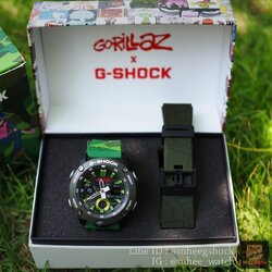 G-shock Limited Gorillaz Carbon Core Guard Camouflaged มีสาย2ชุด Ga-2000GZ-3A