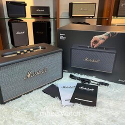 ลำโพง Marshall Standmore3 สีGold Black รุ่นใหม่ล่าสุด เสียงดีกว่าเดิม Bluetooth ไกลกว่าเดิม ราคาถูกกว่าที่อื่นเยอะ แท้ล้าน%