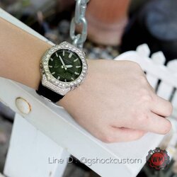 G-Shock AP ฝังเพชรคริสตัล รุ่น Ga-2100-1A