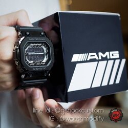 G-Shock The King GX-56 Customized Mercedes Benz Black AMG Metal Face