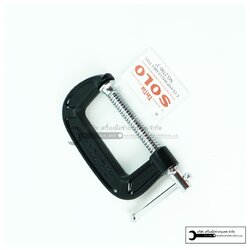 SOLO ซีแคมป์ 3นิ้ว ตัวซี เหล็กจับชิ้นงาน รุ่นงานหนัก C-CLAMP