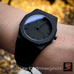 D1 Milano Poly Carbon Project Shadow Black Collection 40.5MM