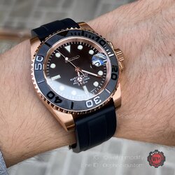 Seiko Modify Yacht Master Rose gold