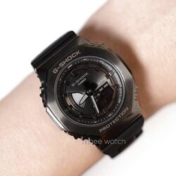 G-Shock Mini Metal Face Ap Model All in Black GM-S2100B-8A