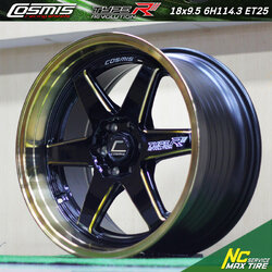 ล้อแม็กขอบ18 / Cosmis / TypeR / Revolution / CustomColor / ล้อแม็กสำหรับNavara / Navara / 18x9.5 6H114.3 ET25