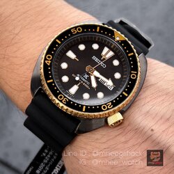 เต่าดำทอง Seiko Special Edition Black Gold Series รุ่น SRPD46K
