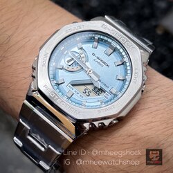 G-SHOCK Full Metal G-Steel GM-2110D Deep Ice Frost Dial