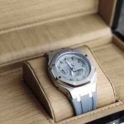 G-shock AP Rubber Stainless Grey Gen3 ตัวใหม่ล่าสุด