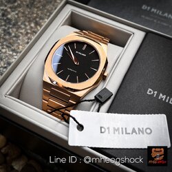 D1 Molano Ultrathin สีRose Gold หน้าปัดบางพิเศษ รุ่น UTBJ42 Luxury Watchในราคาเบาๆ