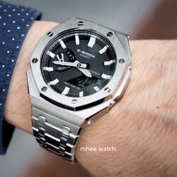 G-Shock Casioak Custom AP Silver Upgrade