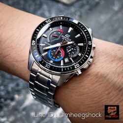 Casio edifice Stainless หน้าMotor Sport Chronograph