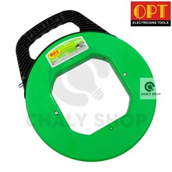 "OPT" BS-45 ฟิชเทปหุ้ม ฟิชเทปพร้อมตลับ (FISH TAPE) ความยาว 45 เมตร