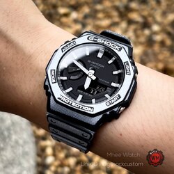G-Shock Custom Black and White Comic