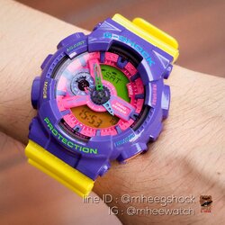 G-Shock รุ่น GA-110HC-6A Fruit Salad ของแท้ ประกันศูนย์ Rare Item