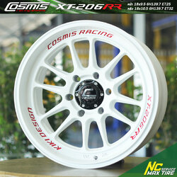ล้อแม็กขอบ18 / Cosmis XT-206RR /ขาว / หน้า 18x9.5 6H139.7 ET25 - หลัง 10.5 ET32 /