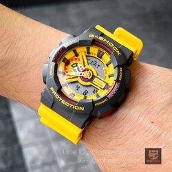 G-Shock รุ่นใหม่ล่าสุด GA-110Y-9A ของแท้ เครื่องศูนย์ รับประกัน 1ปี