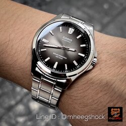 Casio Stainless Steel Solar Power Sunray Dial Sapphire Glass