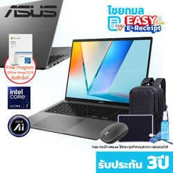 [Office24+Windows แท้] Asus Vivobook S16 S3607CA-RP719WA Core Ultra 7 / 16GB / 1TB