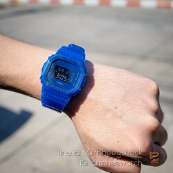 G-Shock Blue Jelly DW-5600SB-2 ของแท้ ประกันศูนย์