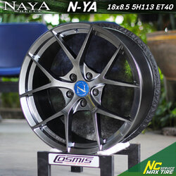 ล้อแม็กขอบ18 / NAYA / N-YA / ล้อแม็กสี Gunmetallic / 18x8.5 5H112/114.3 ET40