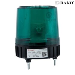 DAKO® DLE-2102J-GREEN ไฟหมุน LED 3.5 นิ้ว / สีเขียว ( มีเสียง ) 24VAC/VDC,110-220VAC, 220VAC ไฟหมุน ไฟเตือน ไฟฉุกเฉิน