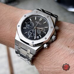 Seiko Mod ทรงAP จอChronograph ระบบQuartz Sapphire Glassเครื่อง Seiko Movement แท้ๆ