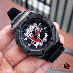 G-SHOCK Ga-2100 Customized Liverpool New Version The Darkness Metal PVD Black Rubber Straps