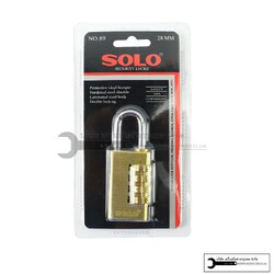 SOLO กุญแจล็อกกระเป๋าแบบรหัส 4หลัก ขนาด20mm และ 28mmรุ่น89
