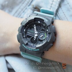 G-Shock Mini Pastel สีเทา ฟ้าพาสเทล รุ่น GMA-S140-2A ของแท้ รับประกันศูนย์เซ็นทรัล CMG