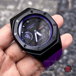 G-Shock Black Panther Purple Rubber Strap New Generation