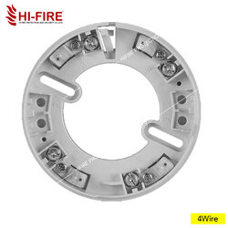 ฐานสำหรับอุปกรณ์ตรวจจับเปลวไฟ ฐานติดลอย 4 ขั้ว รุ่น FZBO1 3-4 ยี่ห้อ NOHMI