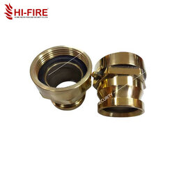 ข้อต่อ ชนิดทองเหลือง ขนาด ฝั่งสวมเร็วตัวผู้ 2.5" x ฝั่งเกลียวในแป็ป 2.5"