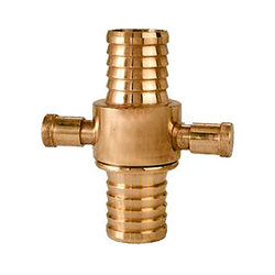 ข้อต่อสวมเร็วทองเหลือง สำหรับพันสายส่งน้ำดับเพลิง ยี่ห้อ Hi-Fire