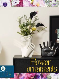 CT210E045 DECHOME Flower ornaments แจกันดอกไม้ ตกแต่งบ้าน ตกแต่งโรงแรม