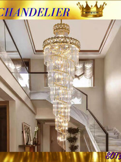 CT163A094 SOTMIA โคมไฟสูง โคมไฟโถงบรรได โคมไฟกลางห้องนั่งเล่น โคมไฟระย้า โคมไฟโมเดิร์น โคมไฟพร้อมติดตั้ง