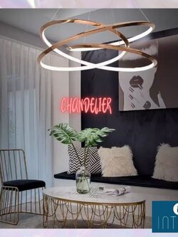 CT220A275 SOTMIA โคมไฟระย้า โคมไฟโมเดิร์นสีทอง Chandelier Lighting ห้องทานอาหาร เคาน์เตอร์บาร์