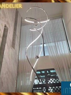 CT220A267 SOTMIA โคมไฟระย้า โคมไฟโมเดิร์นสีทอง Chandelier Lighting โถงบรรได