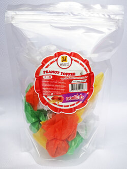 ทอฟฟี่ถั่ว (10ถุง)