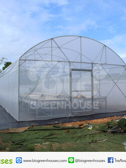 โรงเรือนจั่วโค้ง พร้อมสปริงเกอร์และพ่นหมอก จ.ราชบุรี