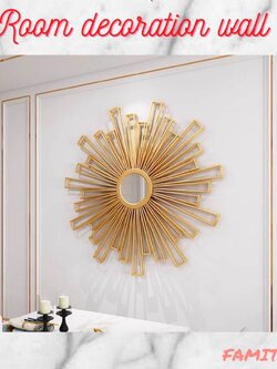 CT121G003 SOSHOKU กระจกตกแต่งผนังห้อง กระจก กระจกแต่งหน้า กระจกติดผนัง wall mirror กระจกฮวงจุ้ย ปรับฮวงจุ้ย โชคลาภร่ำรวย