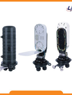 UF-3024A 48 Core Fiber Optic Splice Closure, Dome Type (Verical) with 4 Tray (12F)