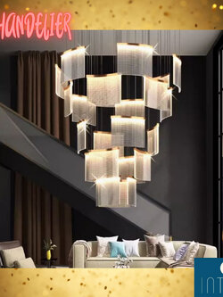 CT206A244 SOTMIA chandelier โคมไฟระย้าโมเดิร์น โคมไฟโถงบรรได Nordic Light