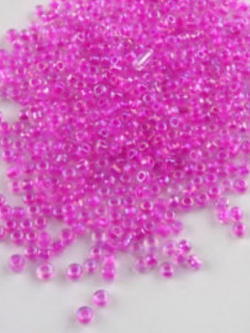 ลูกปัด สีชมพู 2 ม.ม. / 1,000 เม็ด