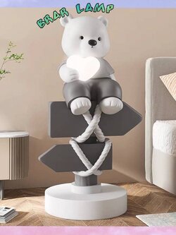 CT197A180 SOTMIA Bear Lamp โคมไฟตั้งพื้น โคมไฟตั้งโต๊ะ โมเดลหมี