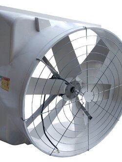 พัดลมระบายอากาศไฟเบอร์ GRP 380v 25" 6 ใบพัด MDX-725