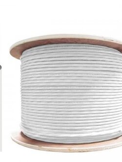 LINK CB-0106A-WH RG 6/U Cable, 95% Shield, White Jacket , ADVANCED , Packing 500m./ Reel in Box.