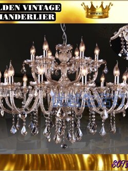 CT001A026 SOTMIA CHANDELIER แชนเดอเรีย แชนเดอเรียโคมไฟระย้า โคมไฟระย้าเพดาน โคมไฟระย้าคริสตัล โคมไฟระย้า โคมไฟ