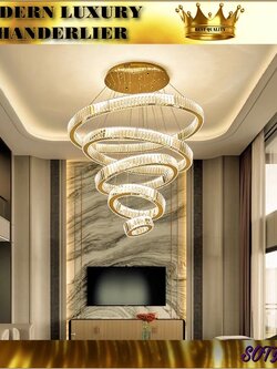 CT002A024 SOTMIA LUXURY CRYSTAL MODERN CHANDELIER แชนเดอเรีย โคมไฟเพดาน โคมระย้า โคมไฟระย้า โคมไฟระย้าโมเดิร์น แต่งห้อง