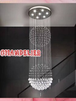 CT195A161 SOTMIA โคมระย้า โคมไฟพวงองุ่น ไฟติดโถงบรรได